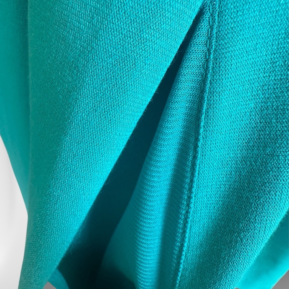 Jennifer Lopez Teal Sleeveless Dress With Pockets and Buckle - Picture 13 of 13